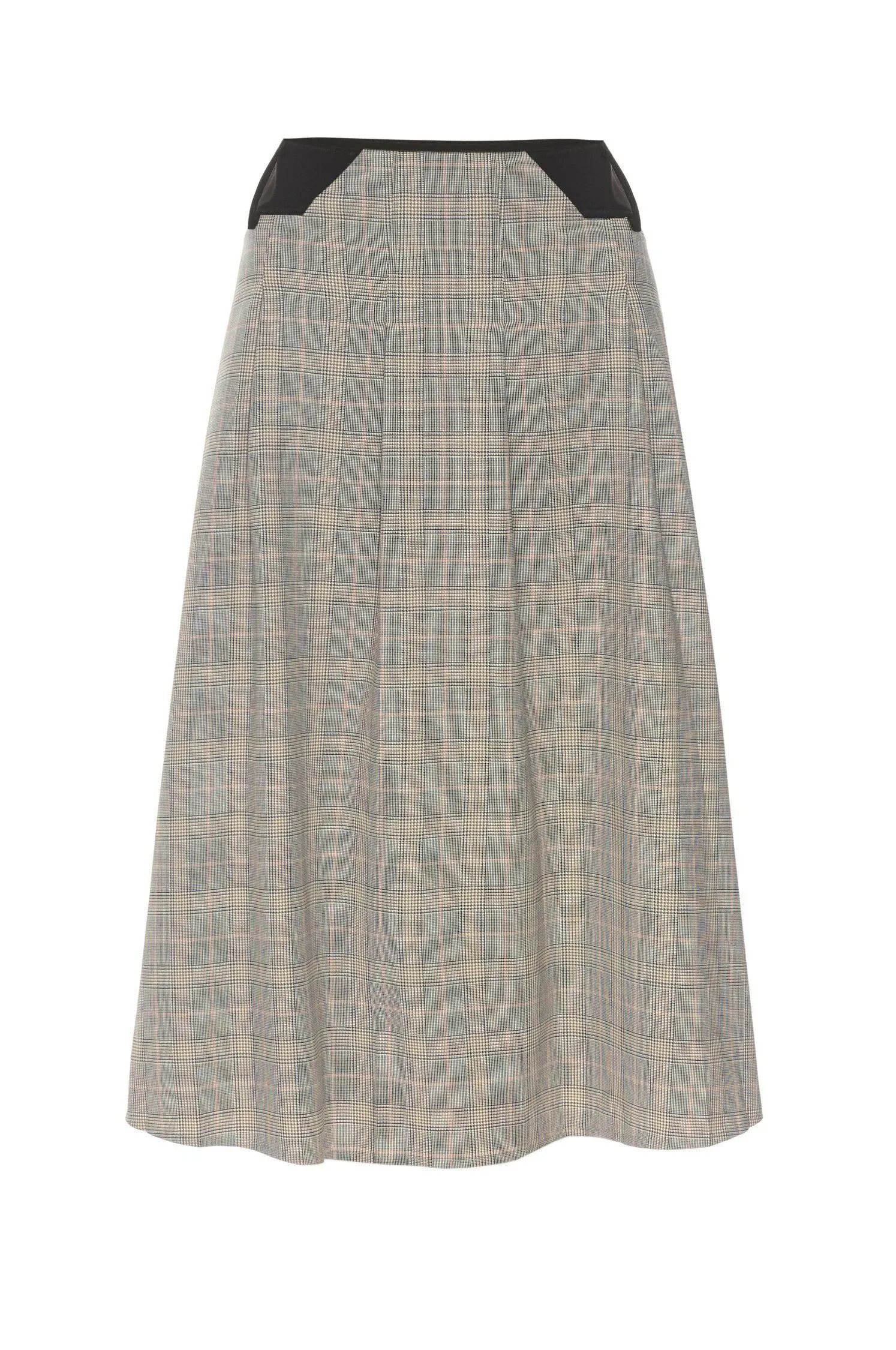 ALBRA SKIRT - BROWN CHECK