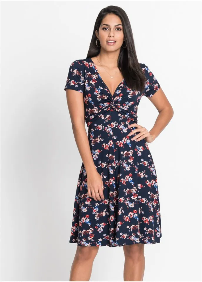 Bodyflirt shirt-dress, blue