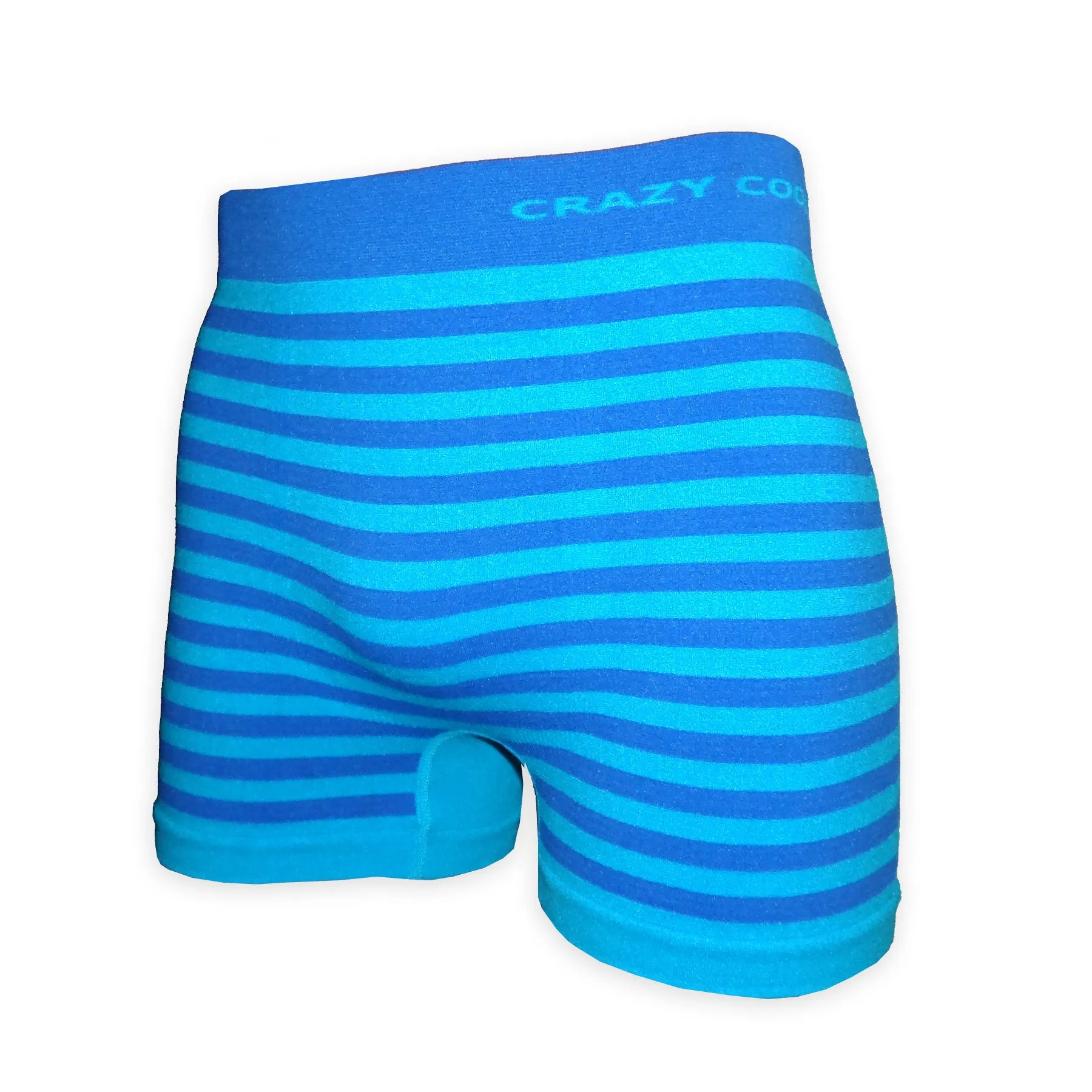 Crazy Cool Stretches Seamless Mens Boxer Briefs Underwear 6-Pack Set - Stripes
