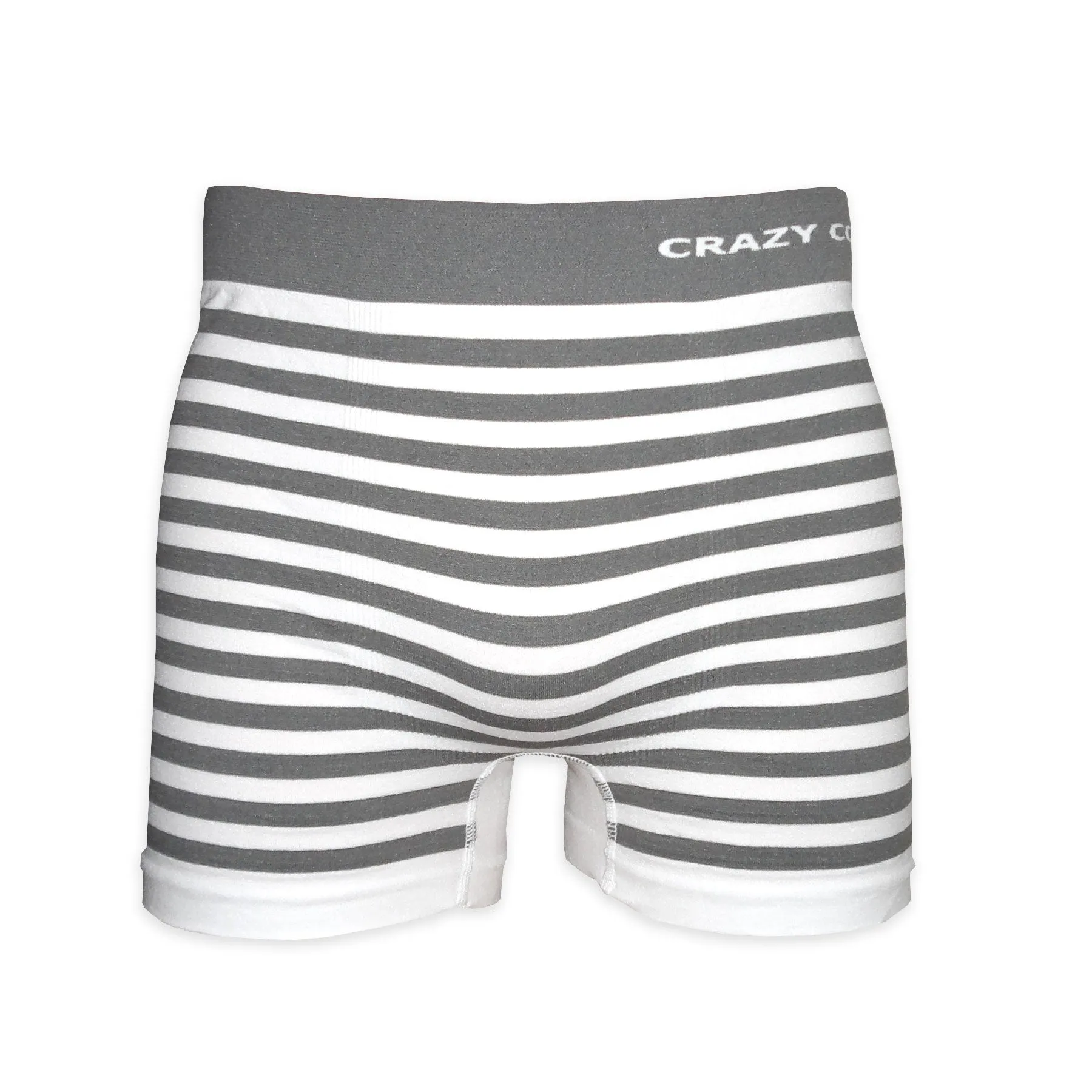 Crazy Cool Stretches Seamless Mens Boxer Briefs Underwear 6-Pack Set - Stripes