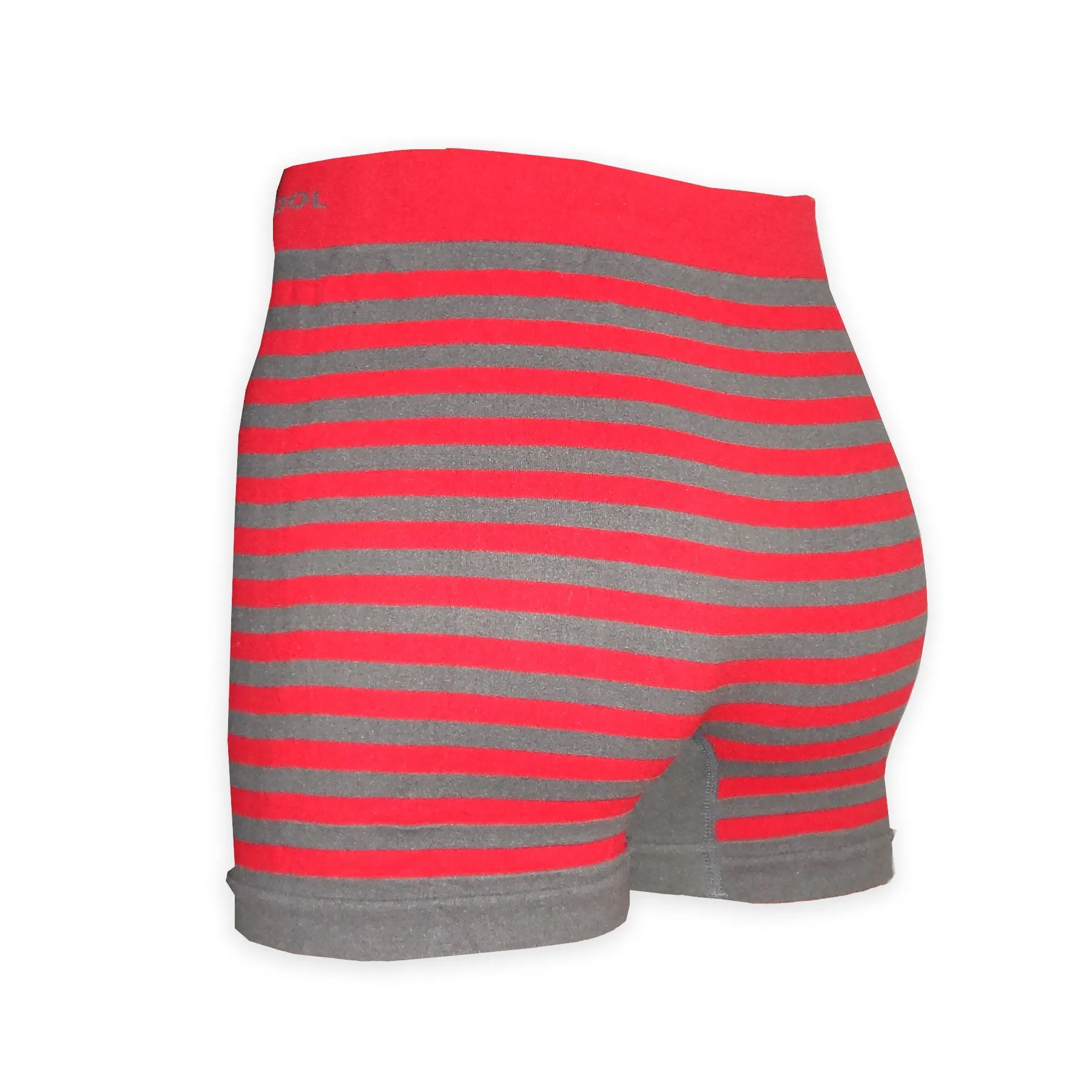 Crazy Cool Stretches Seamless Mens Boxer Briefs Underwear 6-Pack Set - Stripes