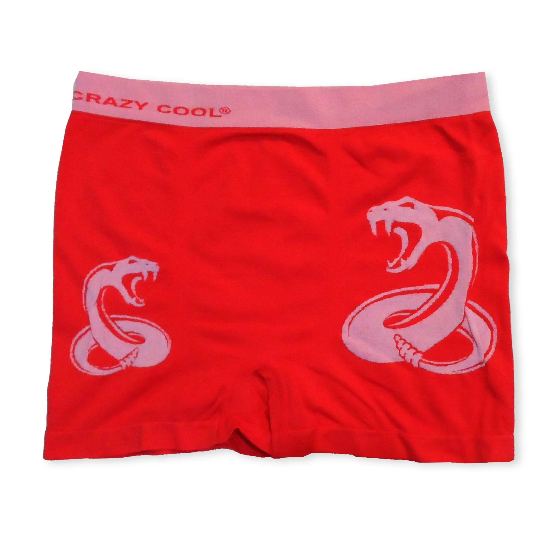 Crazy Cool Stretches Seamless Mens Boxer Briefs Underwear 6-Pack Set - Vipers