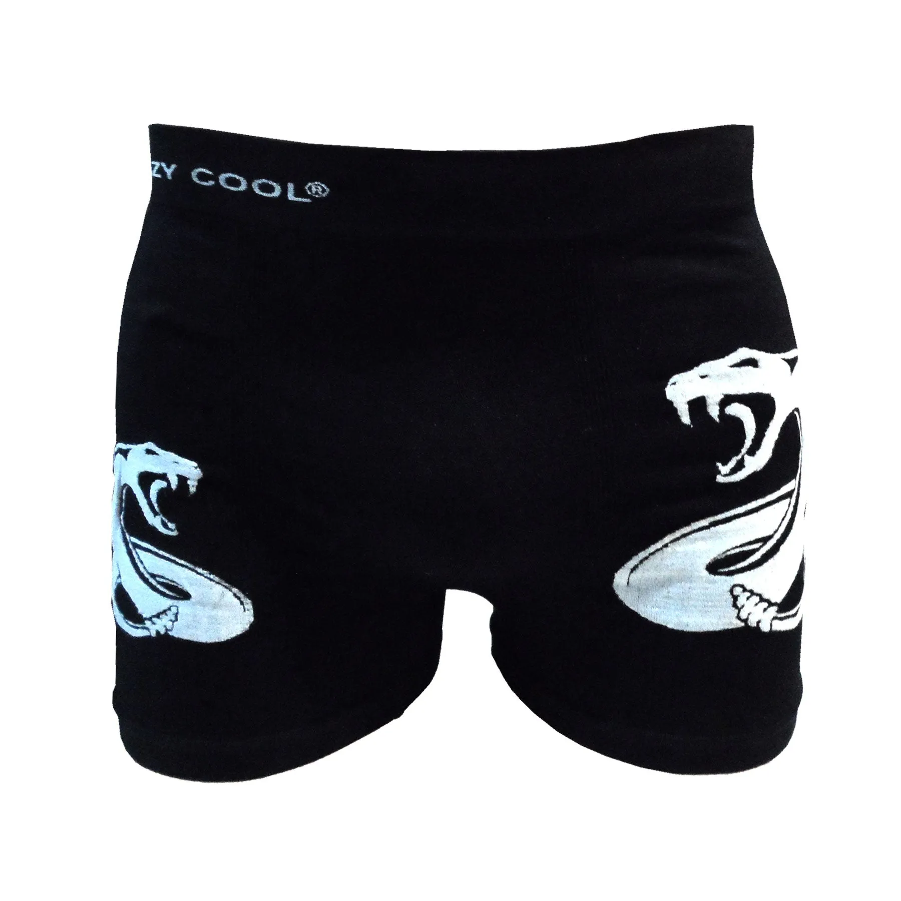 Crazy Cool Stretches Seamless Mens Boxer Briefs Underwear 6-Pack Set - Vipers