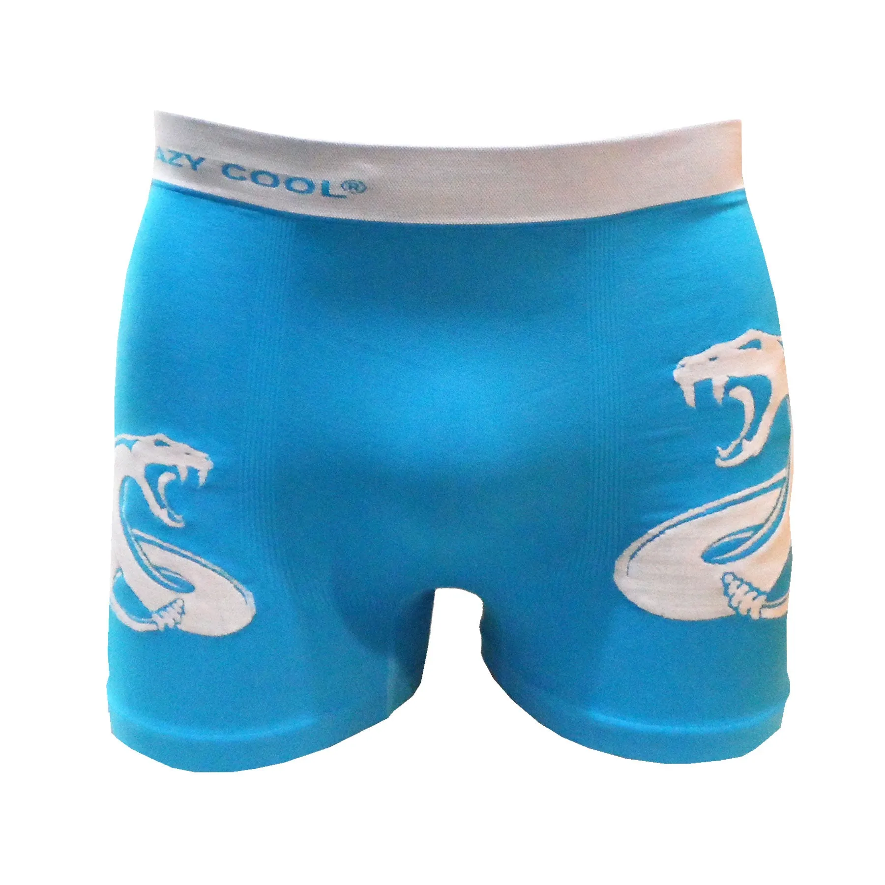 Crazy Cool Stretches Seamless Mens Boxer Briefs Underwear 6-Pack Set - Vipers