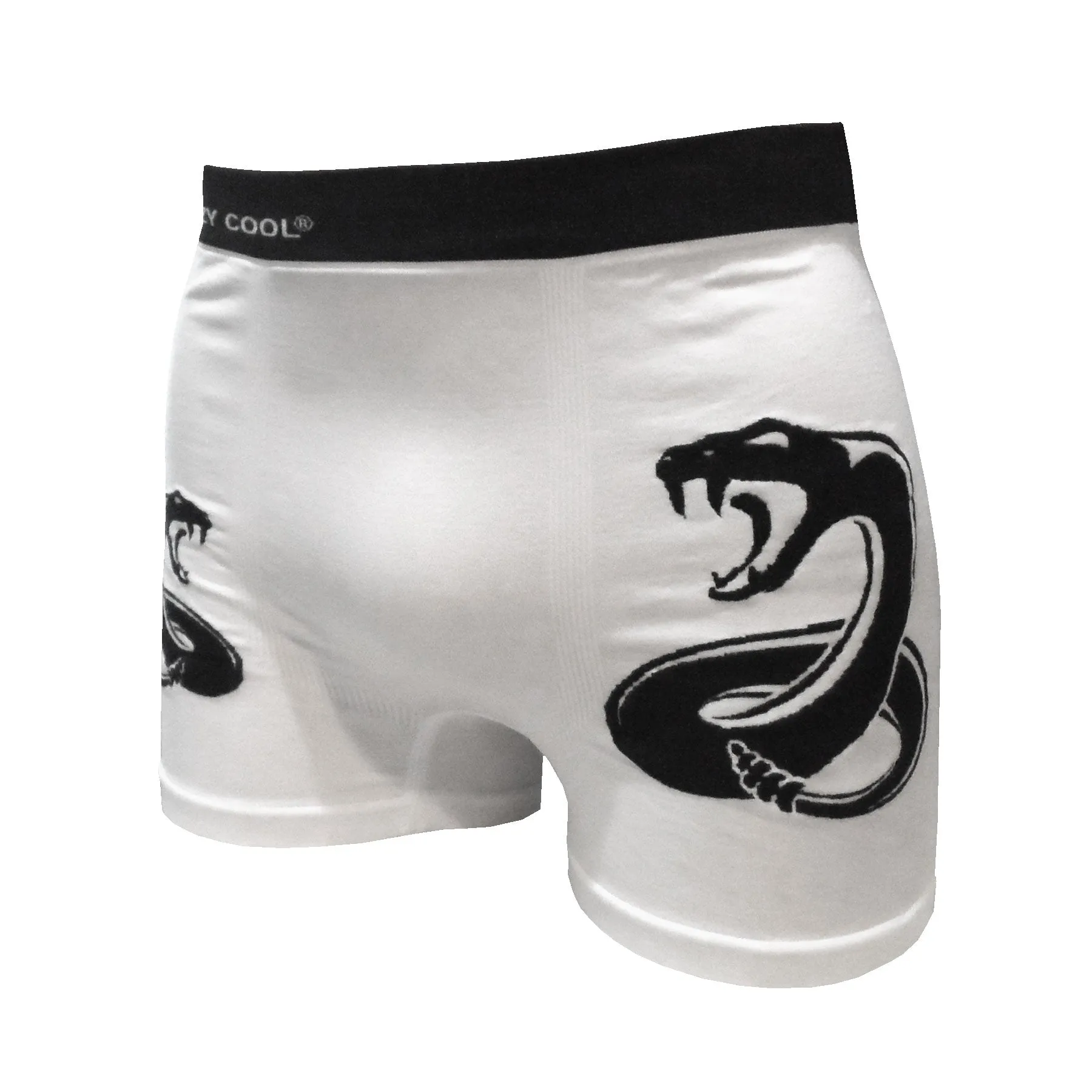 Crazy Cool Stretches Seamless Mens Boxer Briefs Underwear 6-Pack Set - Vipers