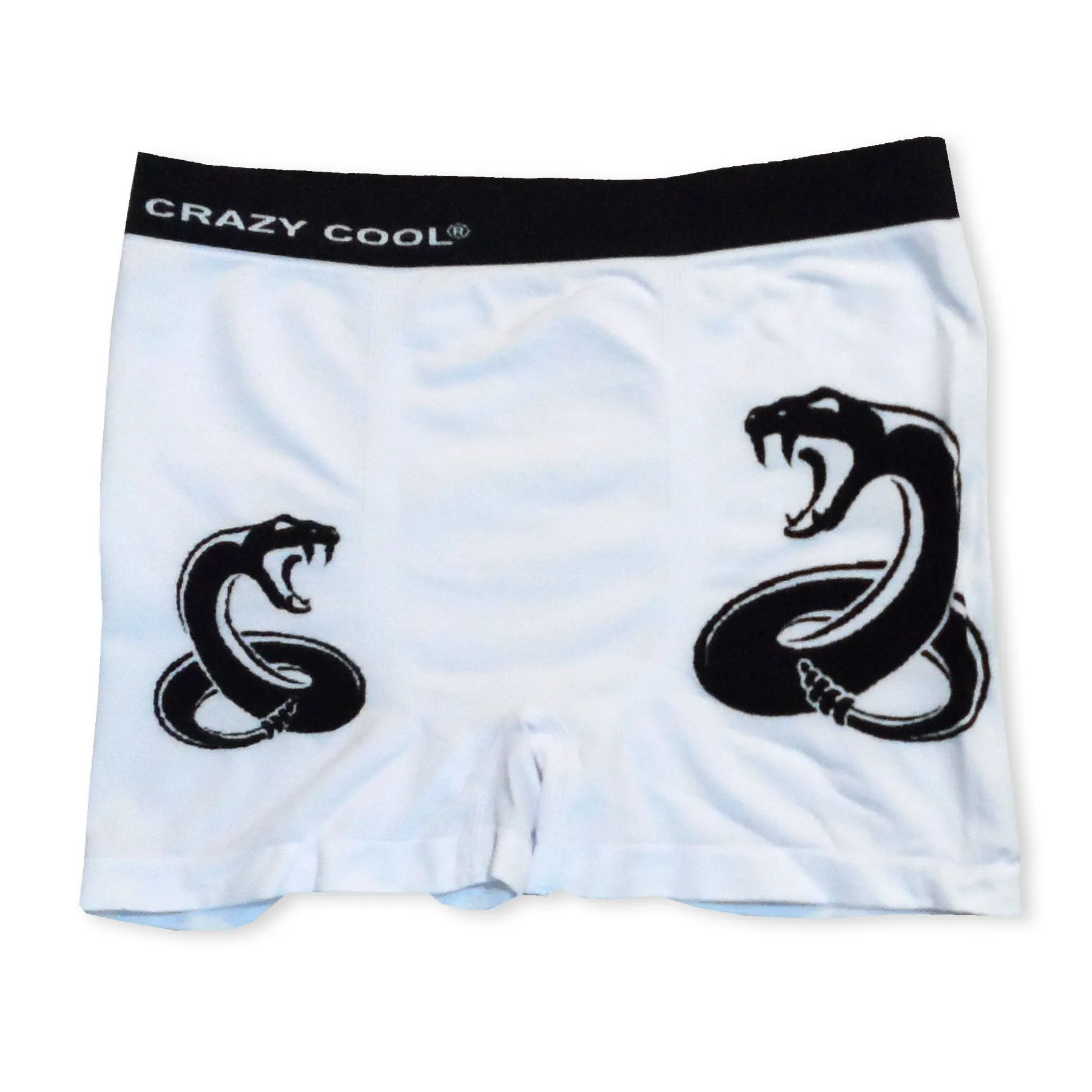 Crazy Cool Stretches Seamless Mens Boxer Briefs Underwear 6-Pack Set - Vipers