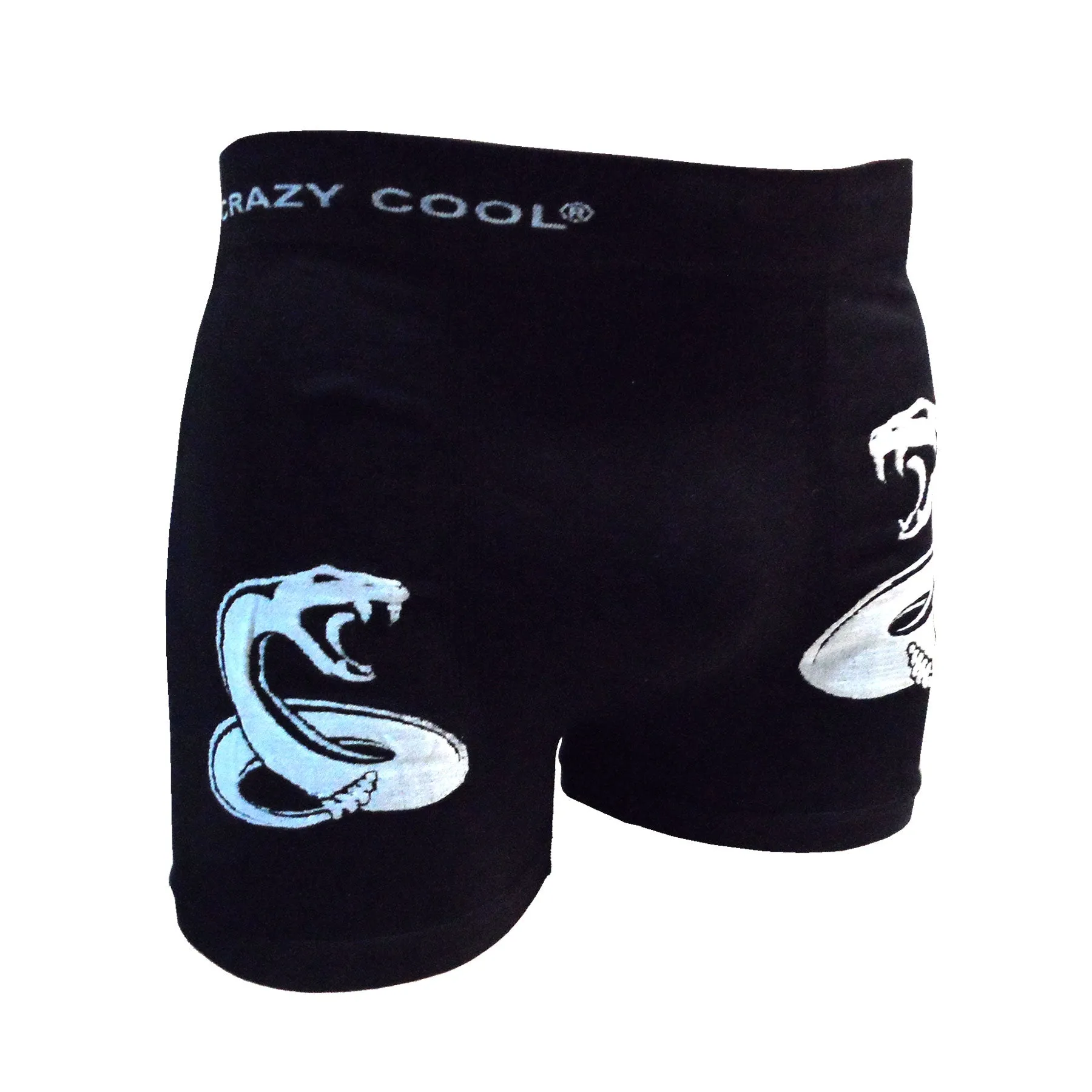 Crazy Cool Stretches Seamless Mens Boxer Briefs Underwear 6-Pack Set - Vipers