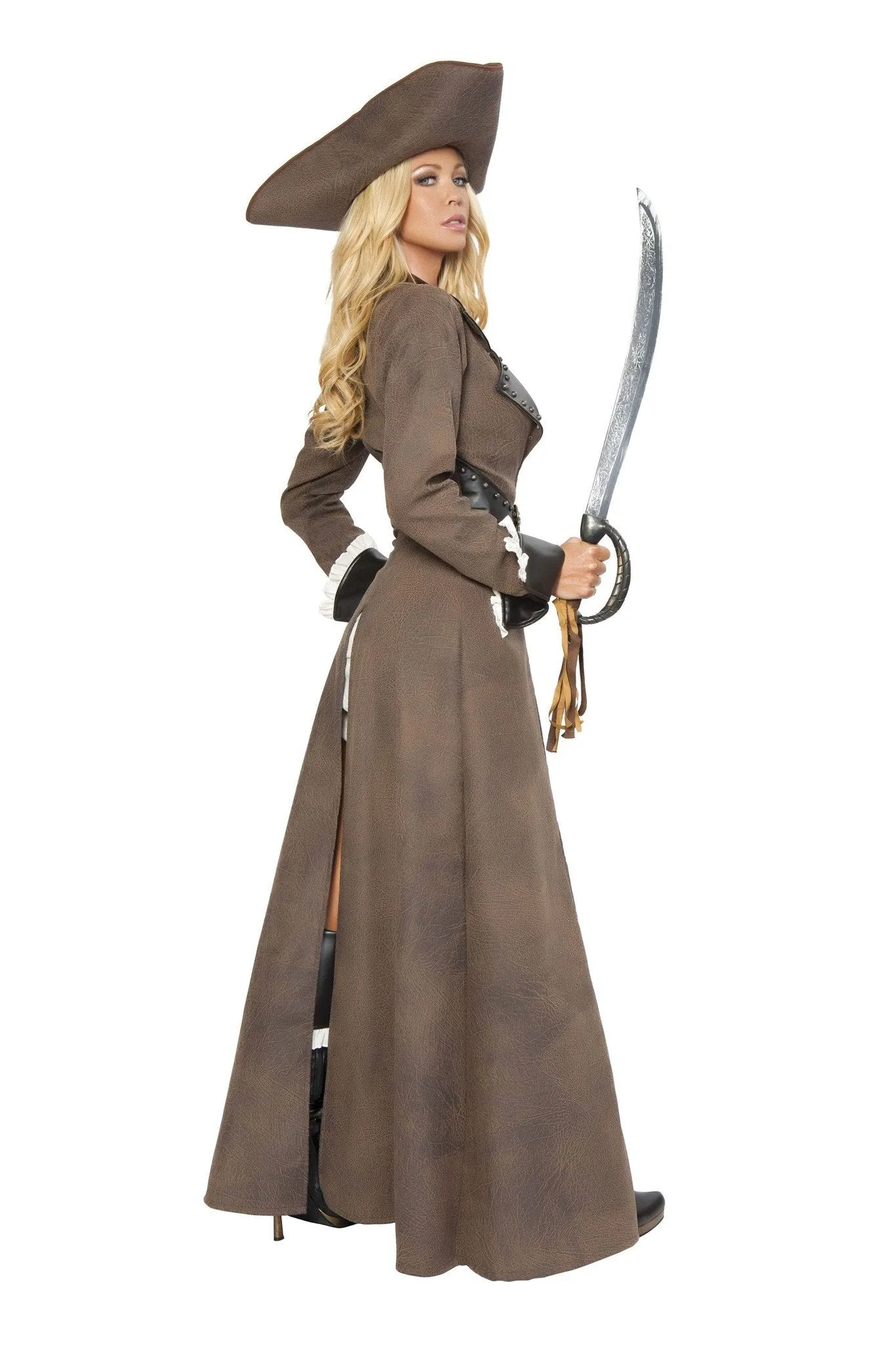 Deluxe 4pc Pirate Captain Costume