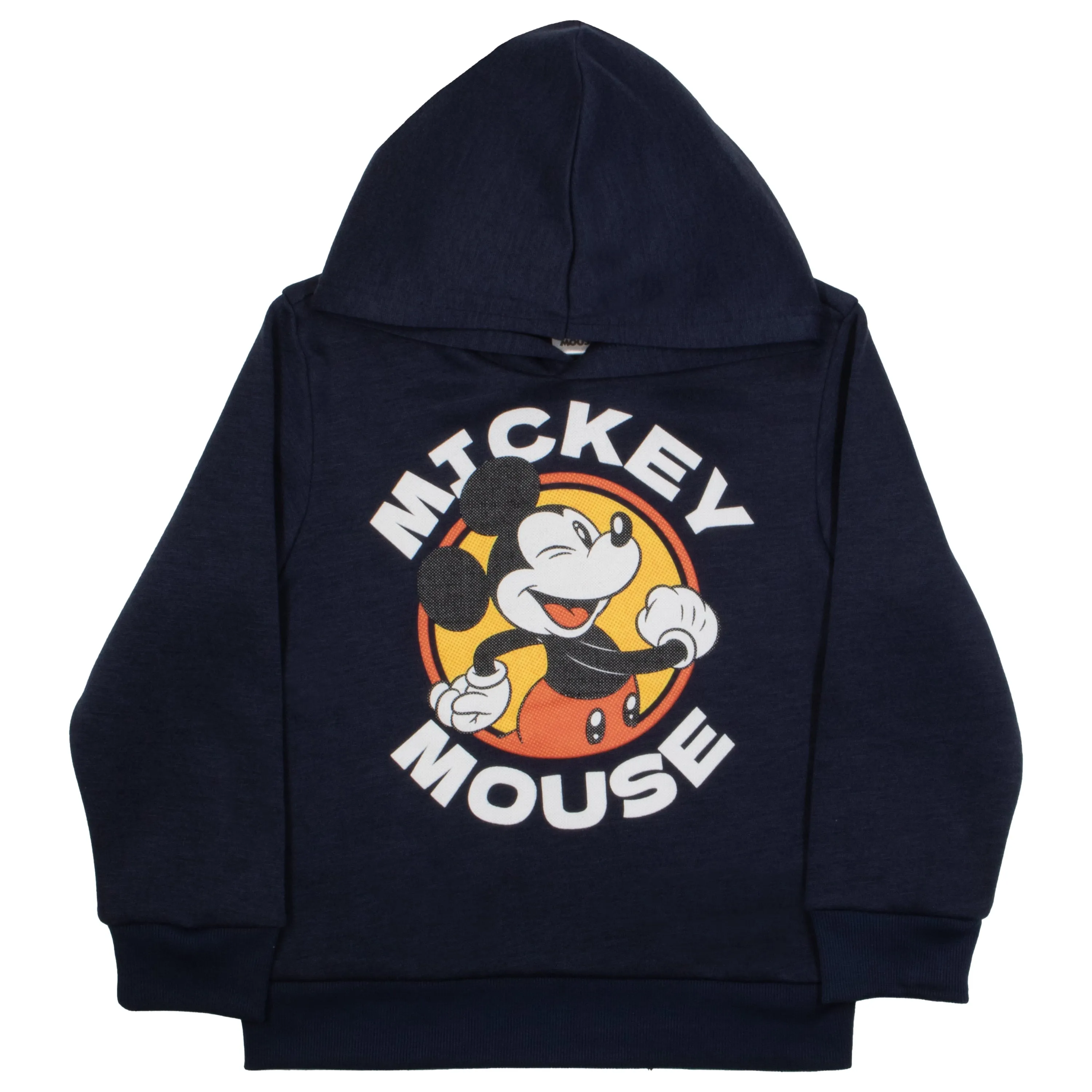 Disney Mickey Mouse Cartoon Boys Hoodie and Sweatpants 2-Piece Set for Kids and Toddler (Size 4-8)