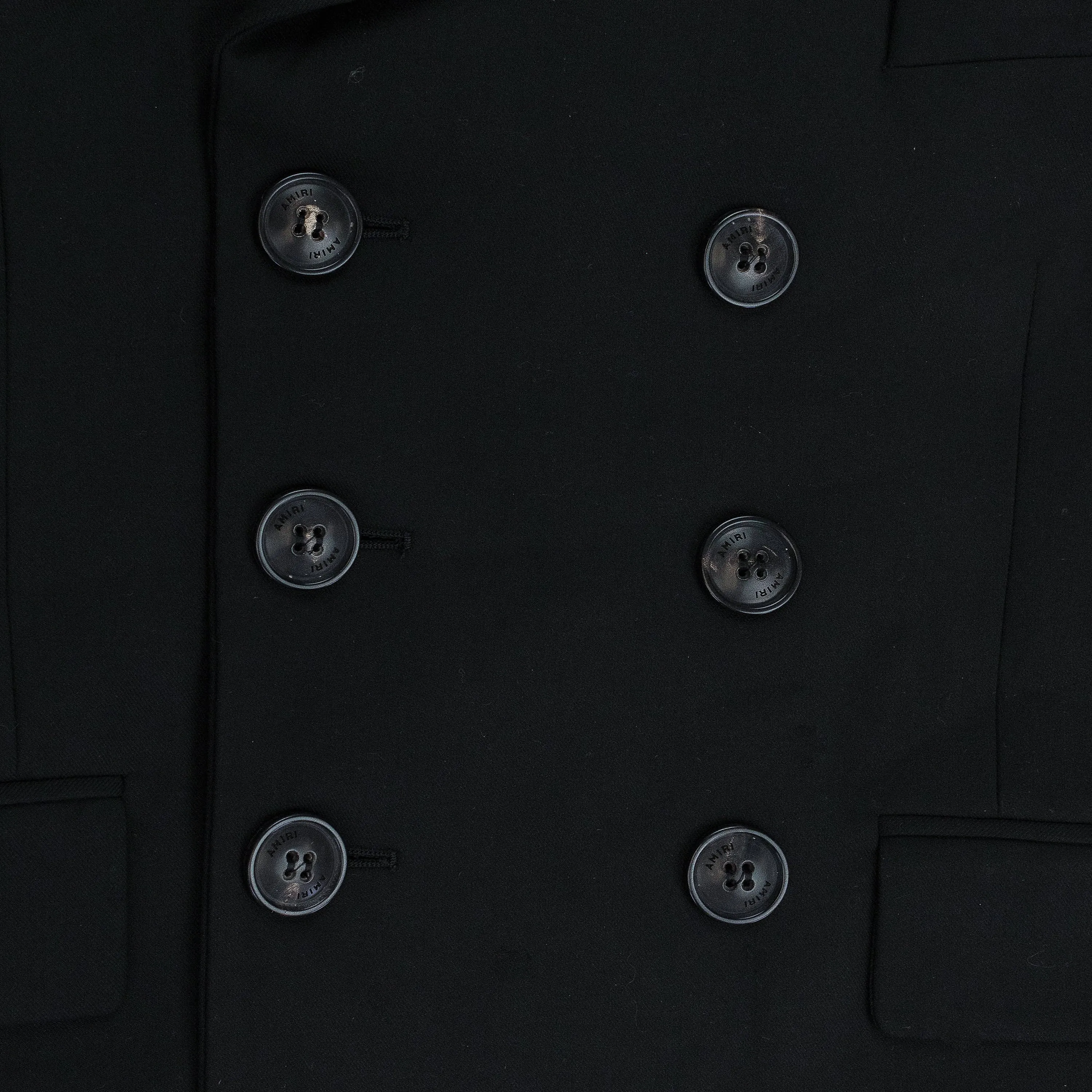 DOUBLE BREASTED BLACK DOWN JACKET