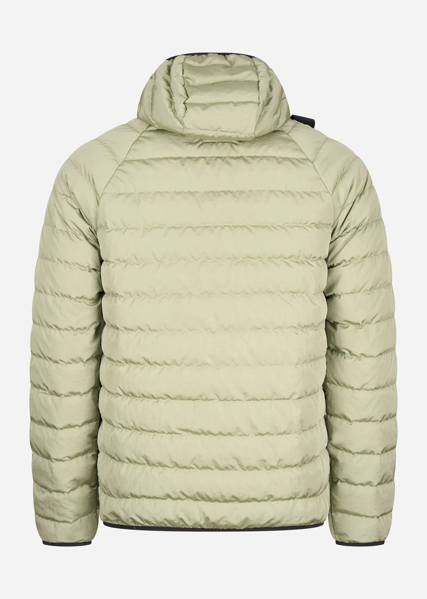 Hooded down jacket - tea