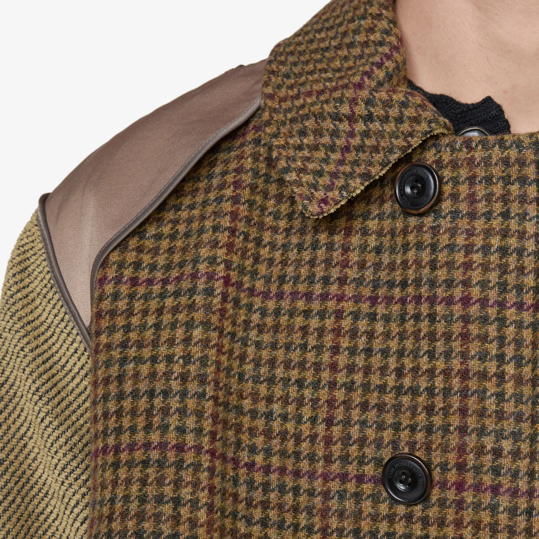 Inside Out Wool Coat Brown