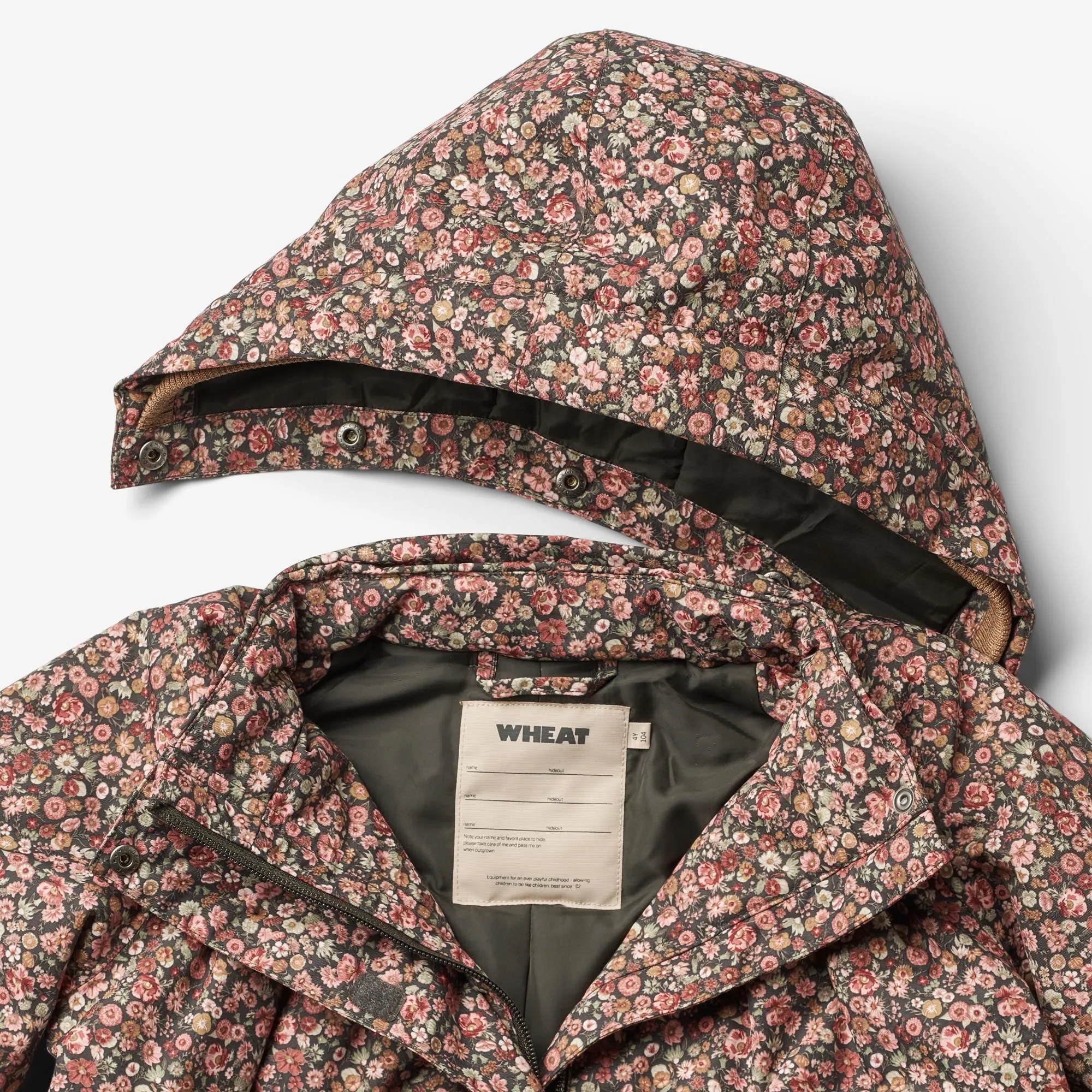 Jacket Mimmi Tech - raven wild flowers