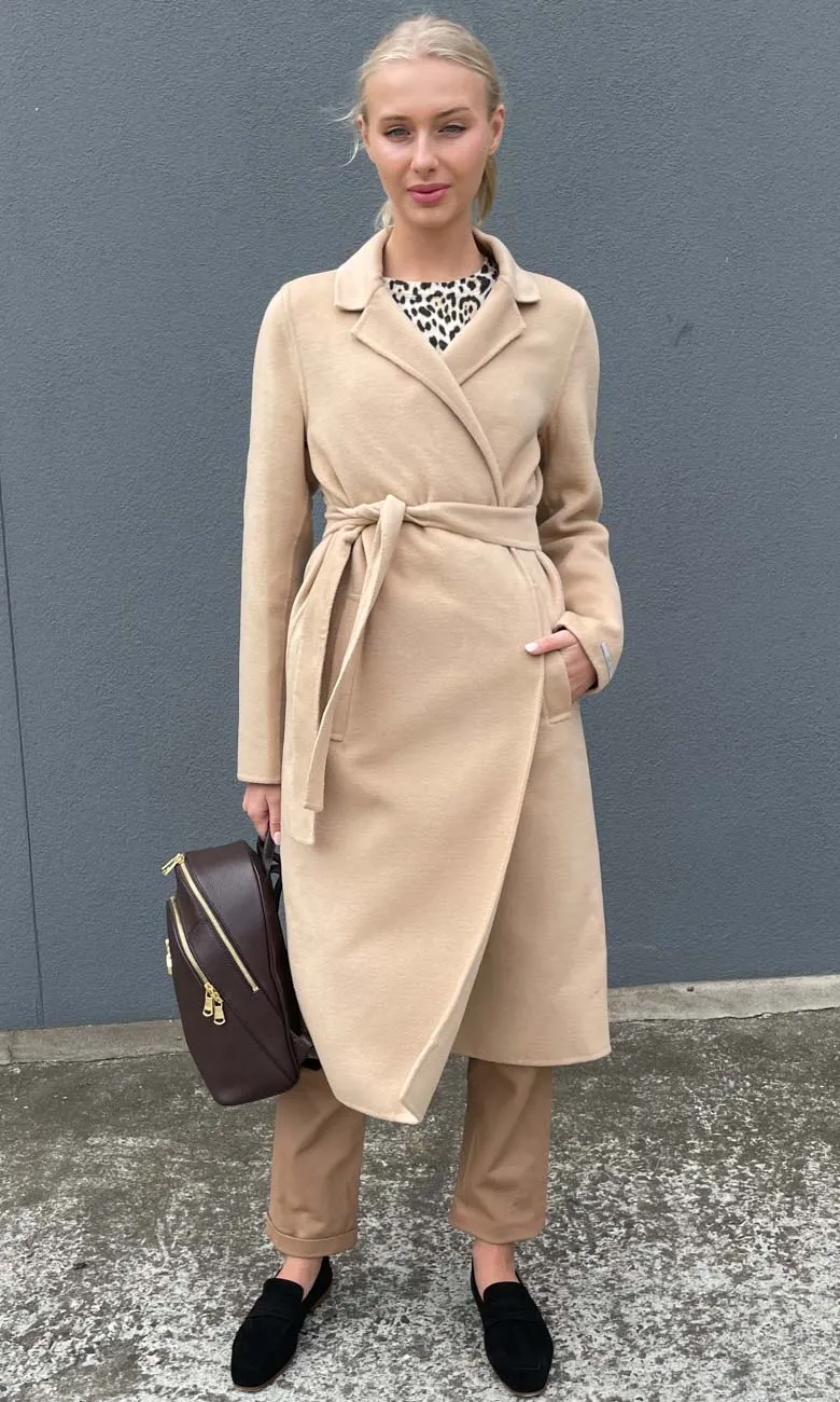 Marella Long coat  - Light Camel