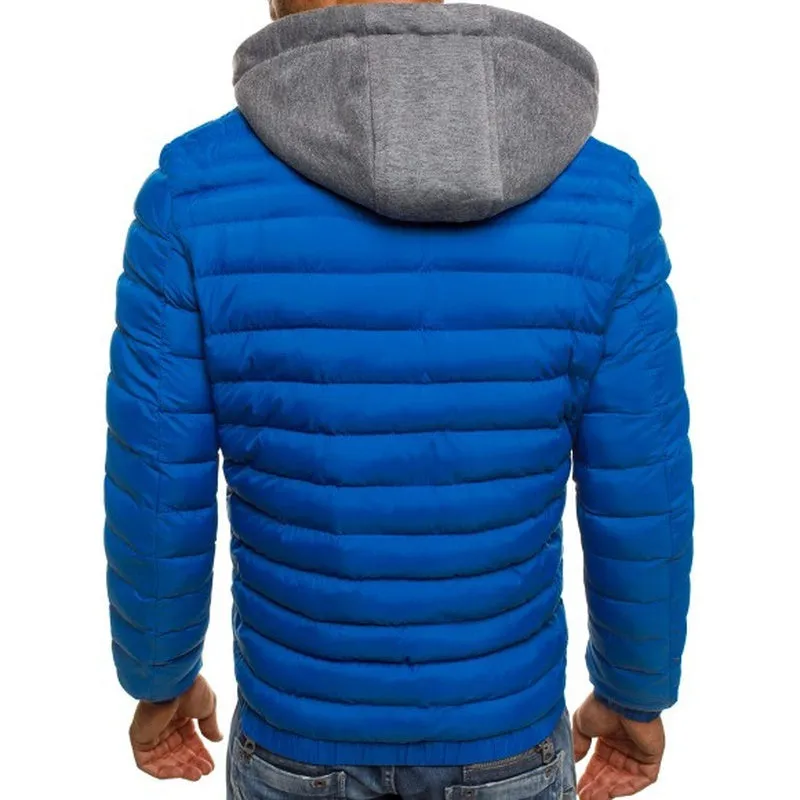 Men's Hooded Puffer Cotton Coat