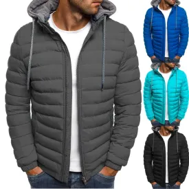 Men's Hooded Puffer Cotton Coat