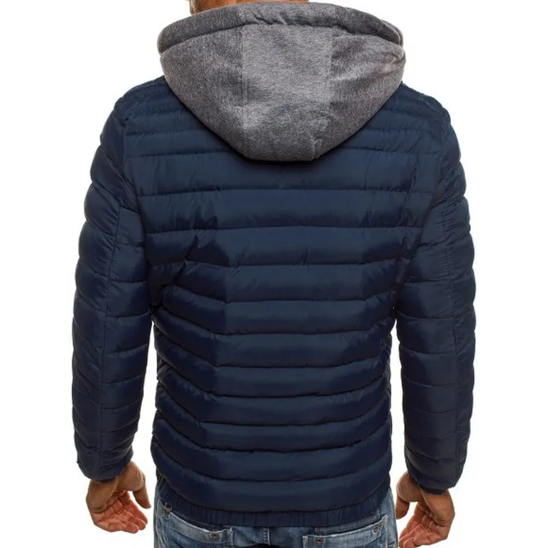 Men's Hooded Puffer Cotton Coat