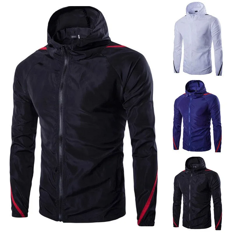 Men's Motorcycle Biker Wind Rain Coat Jacket
