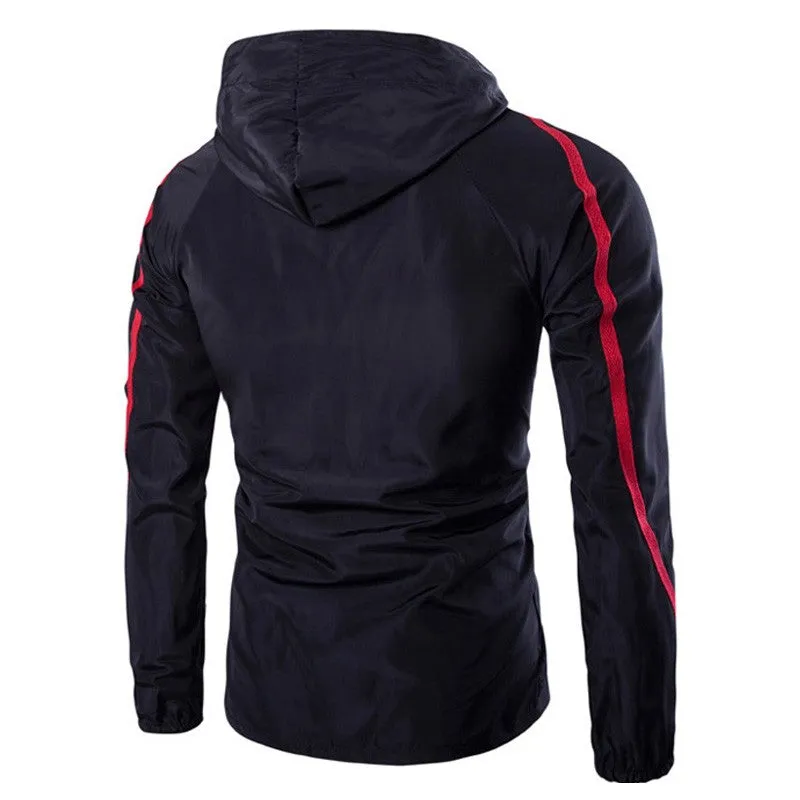 Men's Motorcycle Biker Wind Rain Coat Jacket