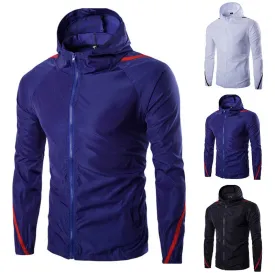 Men's Motorcycle Biker Wind Rain Coat Jacket