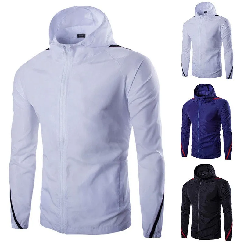 Men's Motorcycle Biker Wind Rain Coat Jacket