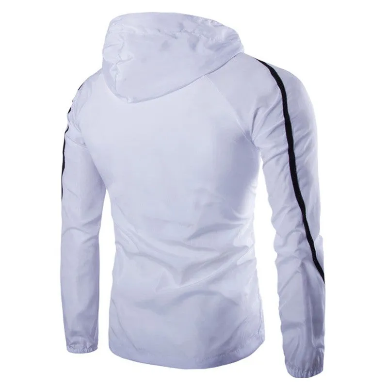 Men's Motorcycle Biker Wind Rain Coat Jacket