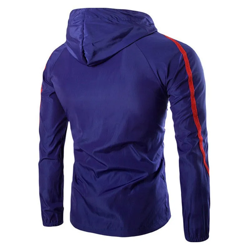 Men's Motorcycle Biker Wind Rain Coat Jacket