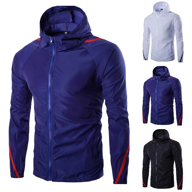 Men's Motorcycle Biker Wind Rain Coat Jacket