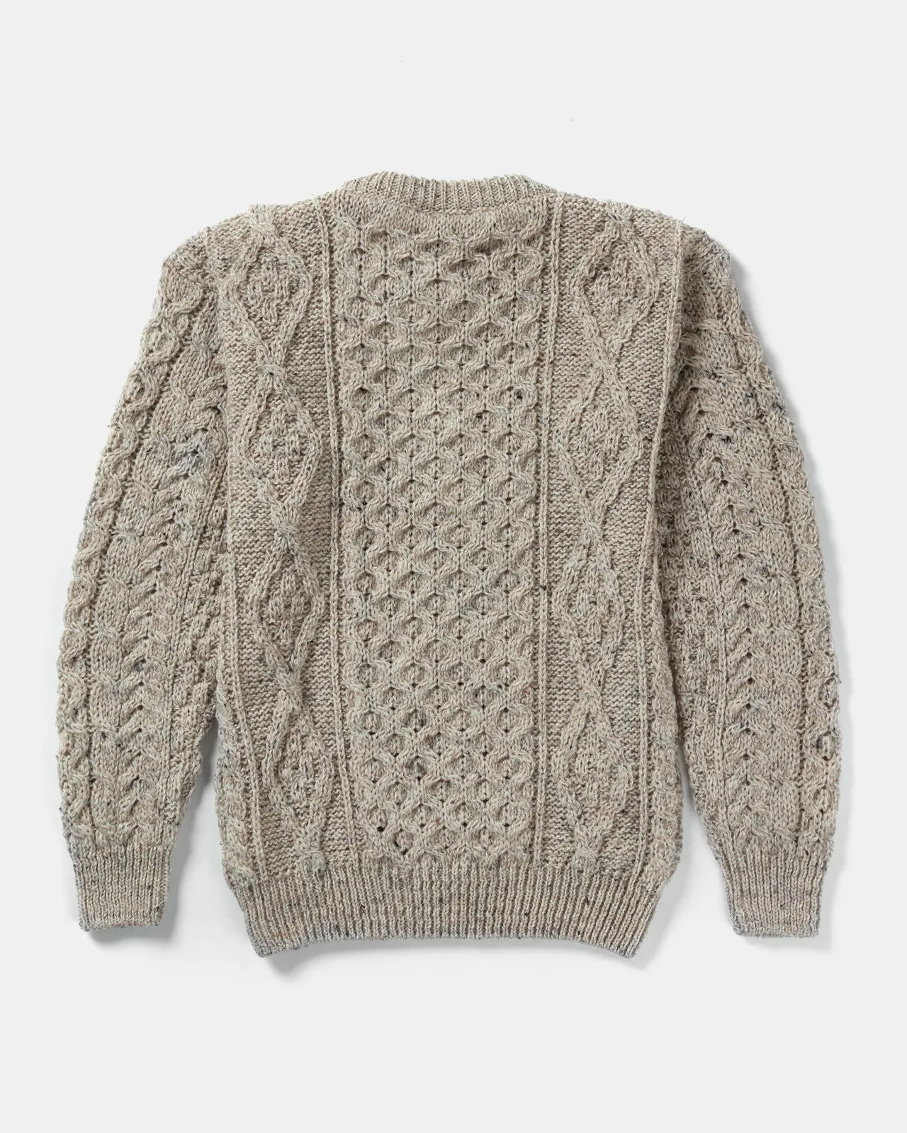 Mens Worsted Wool Sweater by Aran Mills - 2 Colours