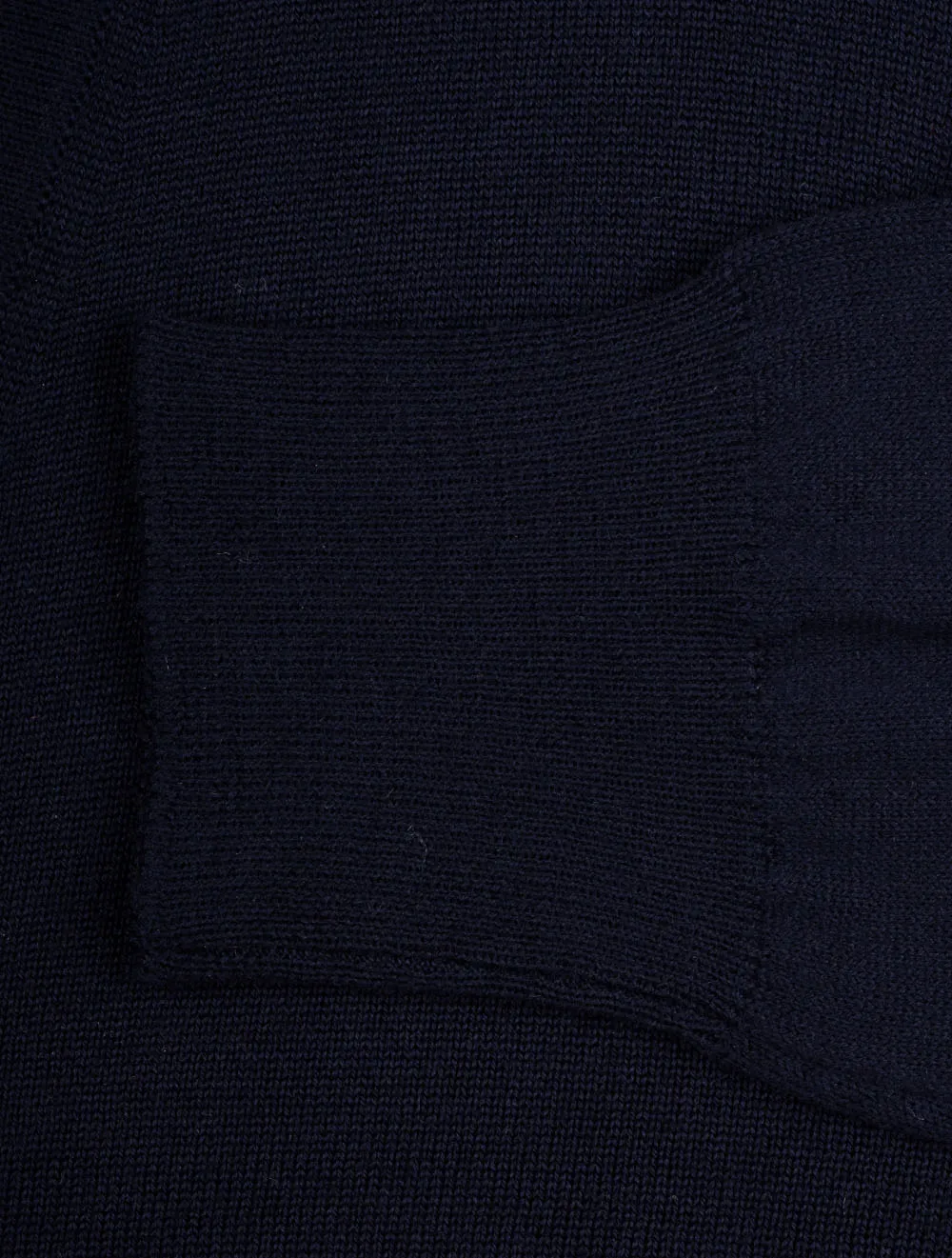 Merino Wool Cardigan Navy