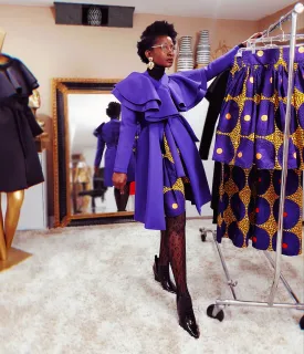 Nkasa jacket Purple