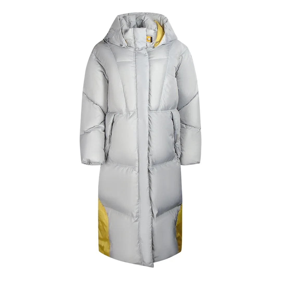 Parajumpers Liu White Long Down Jacket