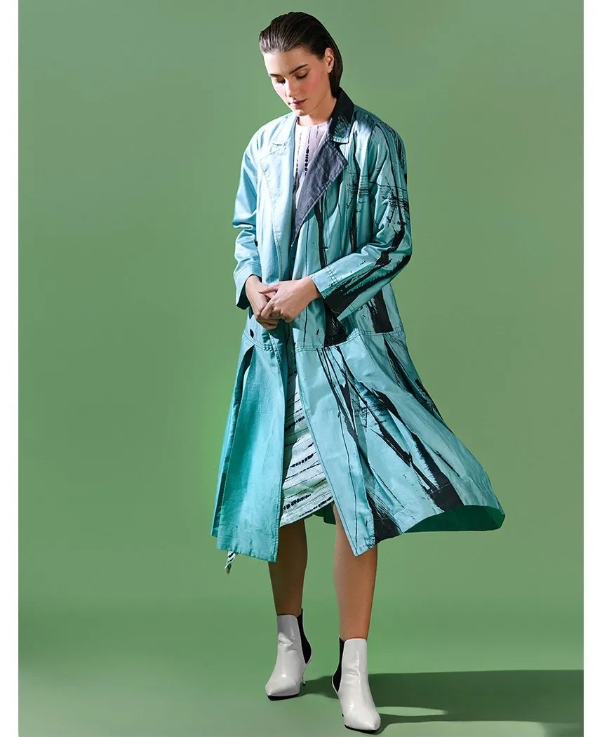 Seafoam Trench Set