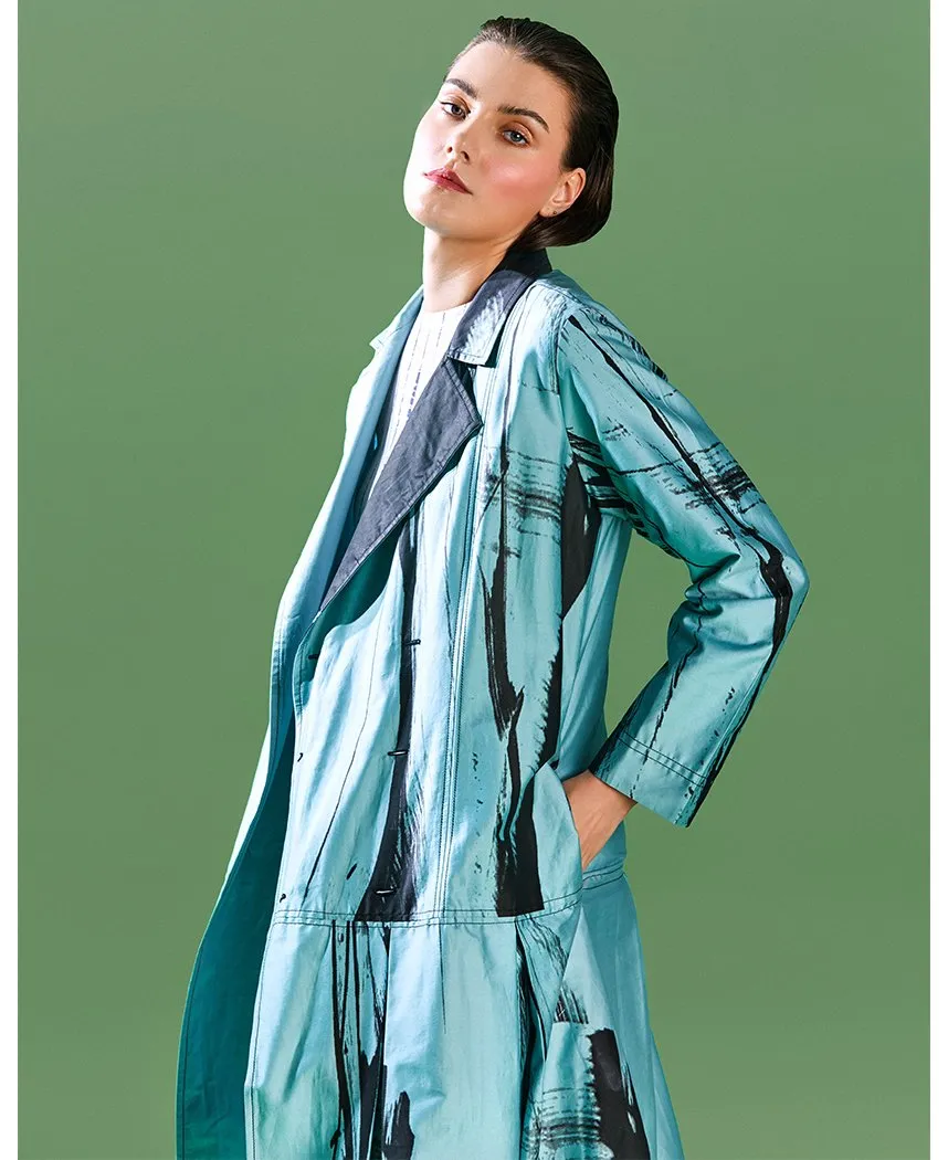 Seafoam Trench Set
