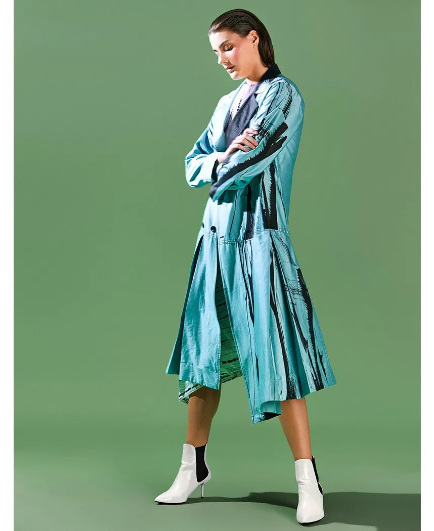 Seafoam Trench Set