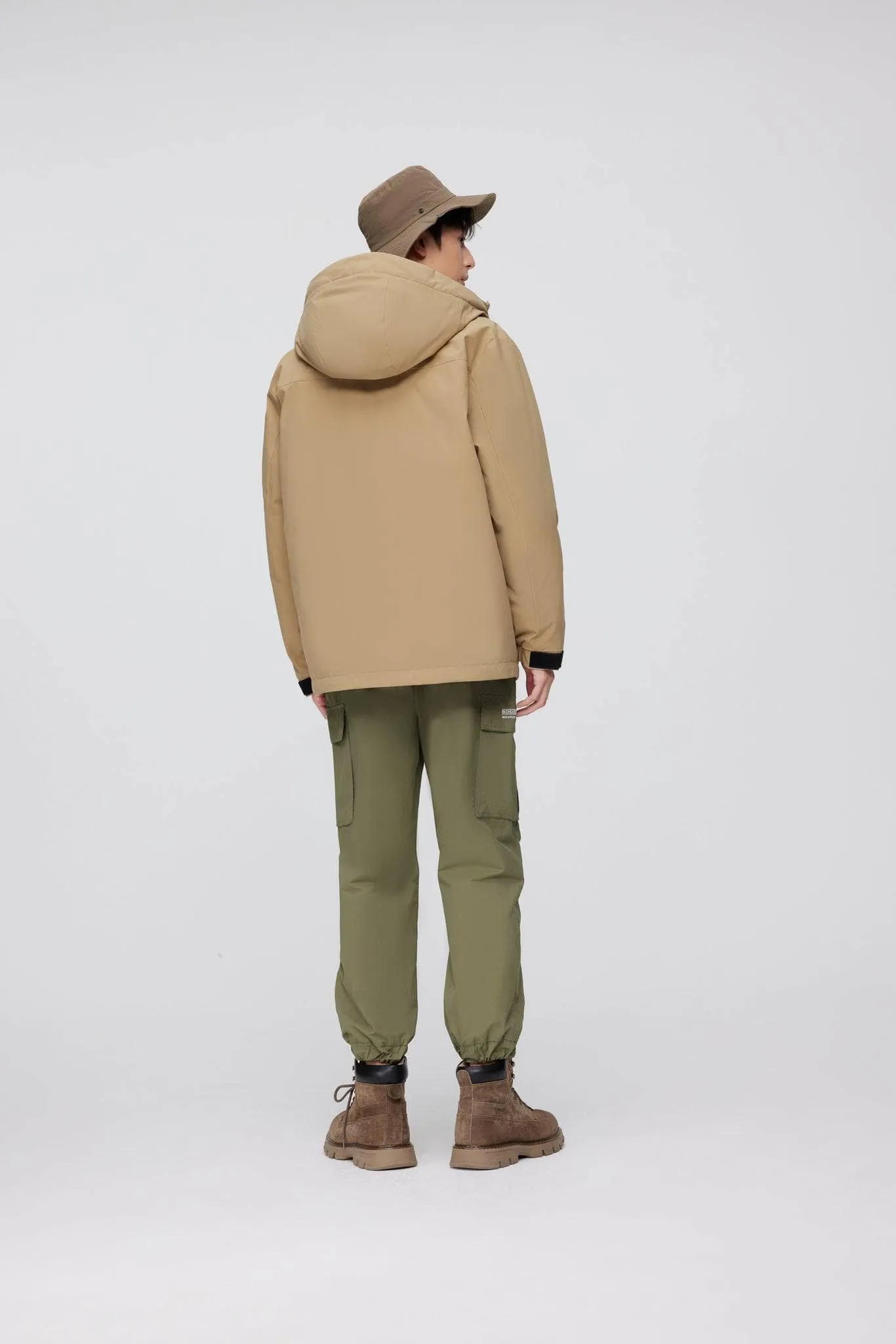 Short Down Jacket With Hood