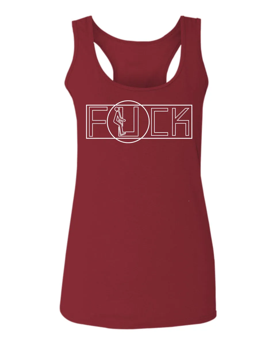 VICES AND VIRTUESS Funny Fuck You Fonts Sarcastic Hilarious tee  women's Tank Top sleeveless Racerback